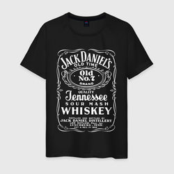 Джек Дэниелс легендарный виски – Мужская футболка хлопок с принтом купить со скидкой в -20%