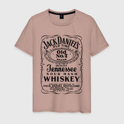 Виски Джек Дэниелс – Мужская футболка хлопок с принтом купить со скидкой в -20%