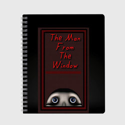 Книга о человеке из окна – Тетрадь с принтом купить