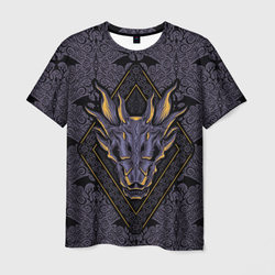Дом Дракона Паттерн с драконами – Мужская футболка 3D с принтом купить со скидкой в -26%