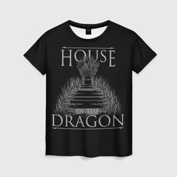 Дом Дракона Железный Трон – Женская футболка 3D с принтом купить со скидкой в -26%