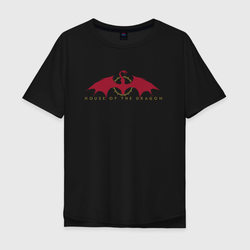 Дом Дракона символ дома Таргариенов – Мужская футболка хлопок Oversize с принтом купить со скидкой в -16%