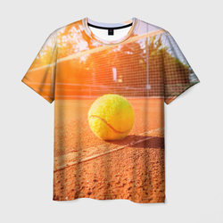 Теннис - рассвет – Мужская футболка 3D с принтом купить со скидкой в -26%