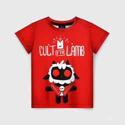 Cult of the Lamb ягненок – Детская футболка 3D с принтом купить со скидкой в -33%