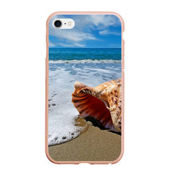 Океанская раковина на песчаном берегу – Чехол для iPhone 6Plus/6S Plus матовый с принтом купить