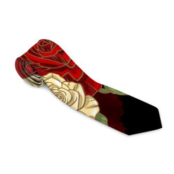 Прекрасные розы – Галстук 3D с принтом купить