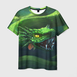 Serpent of Slytherin – Мужская футболка 3D с принтом купить со скидкой в -26%