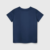 Светящаяся футболка с принтом Лионель Месси Аргентина для любого человека, вид сзади №1. Цвет основы: темно-синий