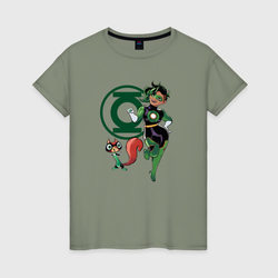 Белка Зеленого фонаря DC Лига Суперпитомцы – Женская футболка хлопок с принтом купить со скидкой в -20%