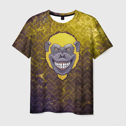 Безумная обезьяна  – Мужская футболка 3D с принтом купить со скидкой в -23%