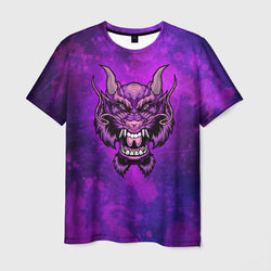 Фиолетовый дракон – Мужская футболка 3D с принтом купить со скидкой в -23%