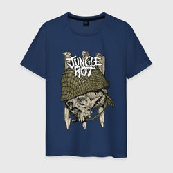 Gungle skull – Мужская футболка хлопок с принтом купить со скидкой в -20%