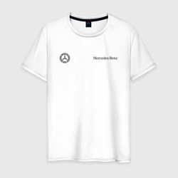 Logo Mercedes-Benz – Мужская футболка хлопок с принтом купить со скидкой в -20%