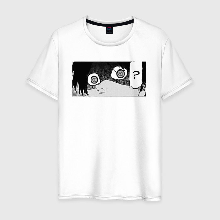 Мужская футболка из хлопка с принтом Урума Распятие Шести, вид спереди №1
