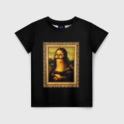 Миньоны Мона Лиза – Детская футболка 3D с принтом купить со скидкой в -44%