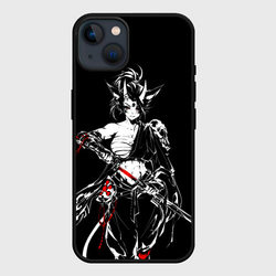 Кибер девушка самурай – Чехол для iPhone 14 Plus с принтом купить