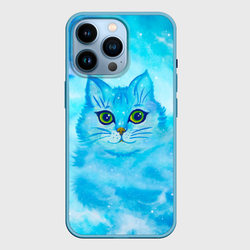 Облачный небесный котик – Чехол для iPhone 14 Pro с принтом купить