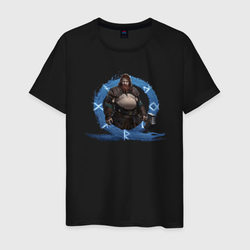 Тор GoW Ragnarok – Мужская футболка хлопок с принтом купить со скидкой в -20%