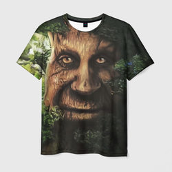 Мудрое дерево с лицом мем – Мужская футболка 3D с принтом купить со скидкой в -23%