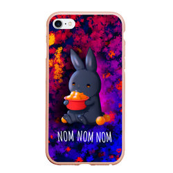 Кролик с мандаринами - Nom nom nom – Чехол для iPhone 6Plus/6S Plus матовый с принтом купить