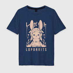 Loporrits Moon Tribe – Мужская футболка хлопок Oversize с принтом купить со скидкой в -16%