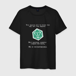 Подземелья и драконы кости – Мужская футболка хлопок с принтом купить со скидкой в -20%