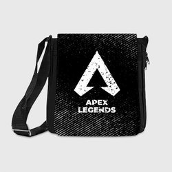 Apex Legends с потертостями на темном фоне – Сумка через плечо с принтом купить