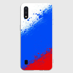 Флаг России - триколор – Чехол для Samsung A01 с принтом купить
