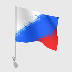 Флаг России - триколор – Флаг для автомобиля с принтом купить