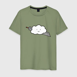 Cloud Strife – Мужская футболка хлопок с принтом купить со скидкой в -20%