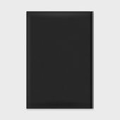 Ежедневник с принтом Сборная Аргентины логотип для любого человека, вид спереди №2. Цвет основы: черный