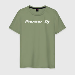 Pioneer DJ - Logo White – Мужская футболка хлопок с принтом купить со скидкой в -20%