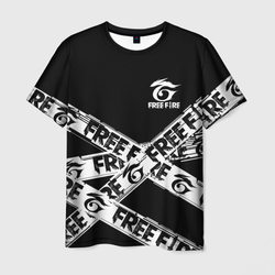 Garena free fire off cyber line style – Мужская футболка 3D с принтом купить со скидкой в -26%