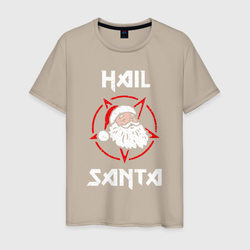 Hail Santa – Мужская футболка хлопок с принтом купить со скидкой в -20%