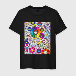 Field of Flowers. Мураками – Мужская футболка хлопок с принтом купить со скидкой в -20%