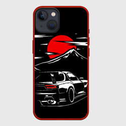 MAZDA RX 7 | Мазда  при свете красной луны – Чехол для iPhone 13 с принтом купить