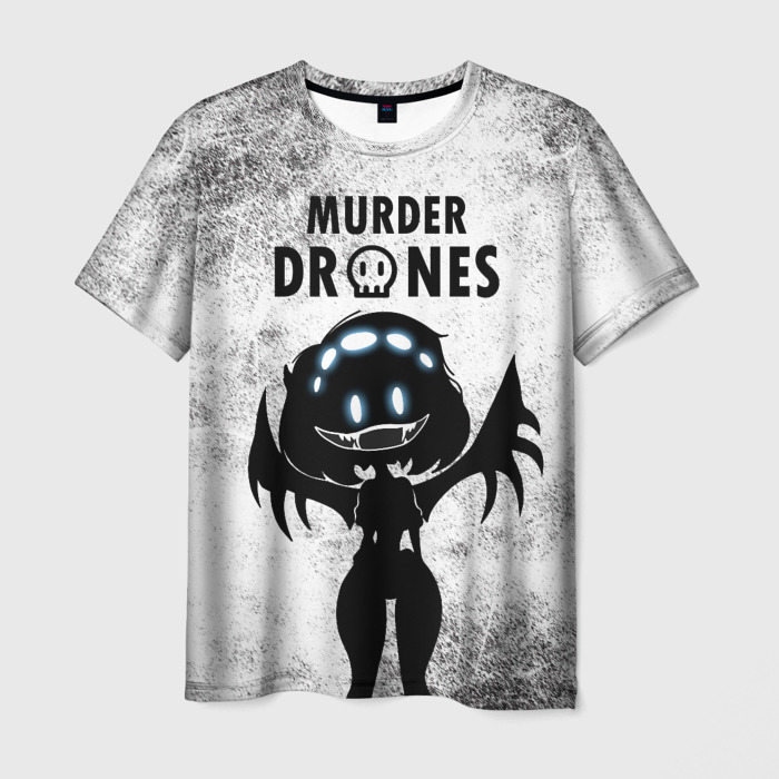 Мужская футболка с принтом Murder Drones, вид спереди №1