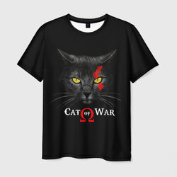 Cat of war collab – Мужская футболка 3D с принтом купить со скидкой в -26%