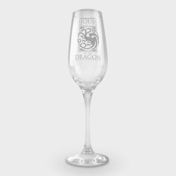 House of the Dragon – Фужер для шампанского с принтом купить со скидкой в -12%