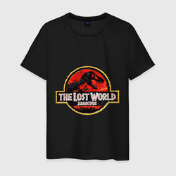 The lost world logo  – Мужская футболка хлопок с принтом купить со скидкой в -20%