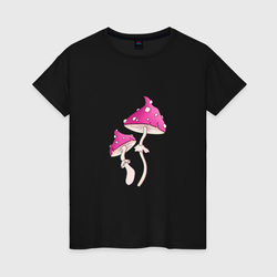 Красивый мухомор – Женская футболка хлопок с принтом купить со скидкой в -20%