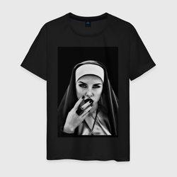Готическая монахиня – Мужская футболка хлопок с принтом купить со скидкой в -20%