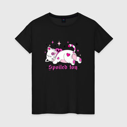 Эмо игрушка – Женская футболка хлопок с принтом купить со скидкой в -20%