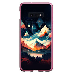 Футуризм горы – Чехол для Samsung S10E с принтом купить