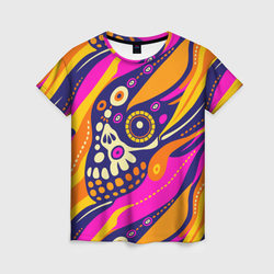 Абстрактный узор мексиканская чупакабра – Женская футболка 3D с принтом купить со скидкой в -26%