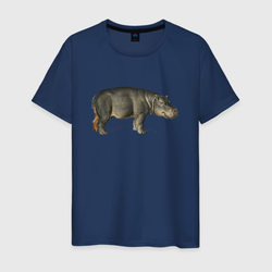 Hippopotamus – Мужская футболка хлопок с принтом купить со скидкой в -20%