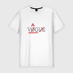 Vag not Vogue – Мужская футболка хлопок Slim с принтом купить
