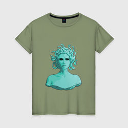 Горгона – Женская футболка хлопок с принтом купить со скидкой в -20%