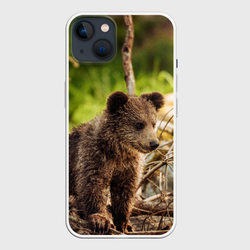 Медвежонок красавец – Чехол для iPhone 14 Plus с принтом купить