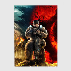 Gears of War Маркус Феникс – Постер с принтом купить